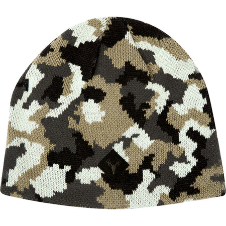 Hot Shot Fleece-Lined Knit Hunting Beanie Mountain Camo