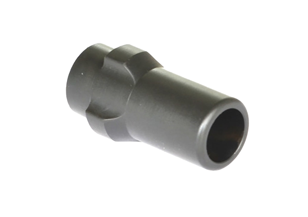 Griffin Armament 3L1228 1/2x28 tpi 9mm 3-Lug Silencer Adapter 17-4 Stainless Melonite QPQ Black