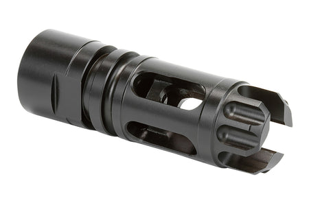 Griffin Armament XHP762FCM Gate-LOK 30 Cal Flash Comp 2.77" OAL Black Nitride 17-4 Stainless 5/8"-24
