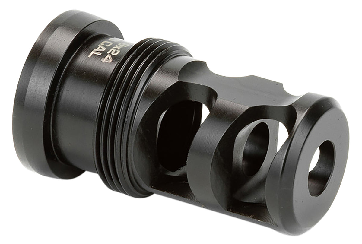 Griffin Armament TMPB30C5824 Paladin Taper Mount 2-Port Brake 30 Cal 5/8"-24 tpi 1.88" OAL Black Melonite