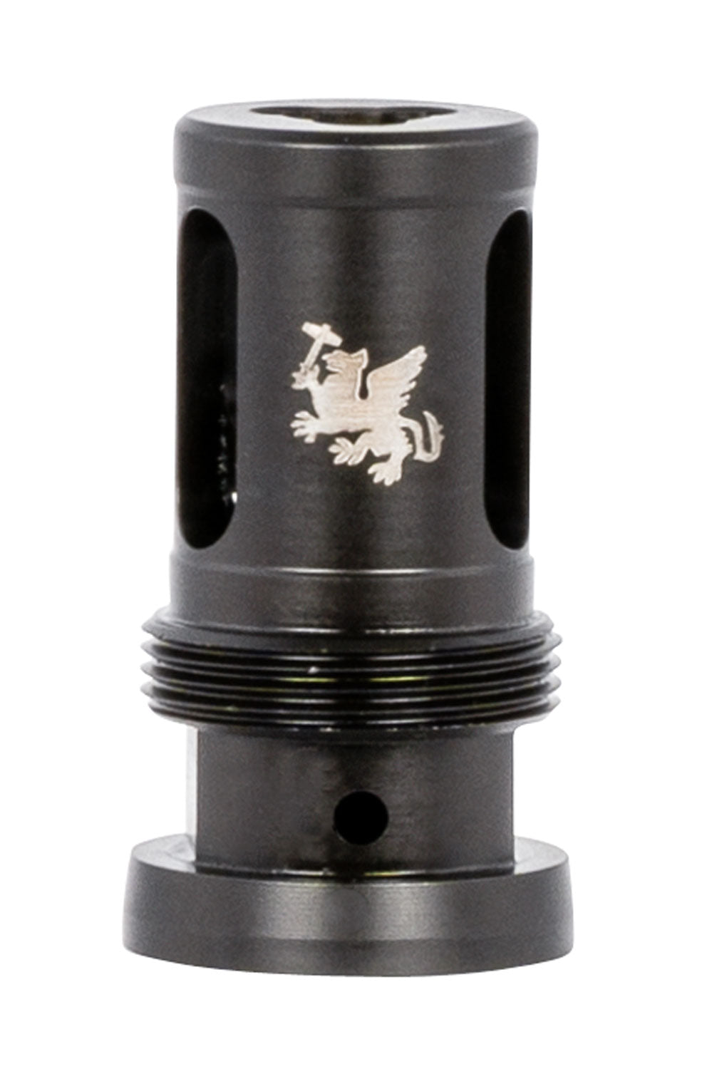 Griffin Armament TMHC305824 30 Cal Taper Mount Hammer Compensator Black 17-4 Stainless 5/8"-24 tpi
