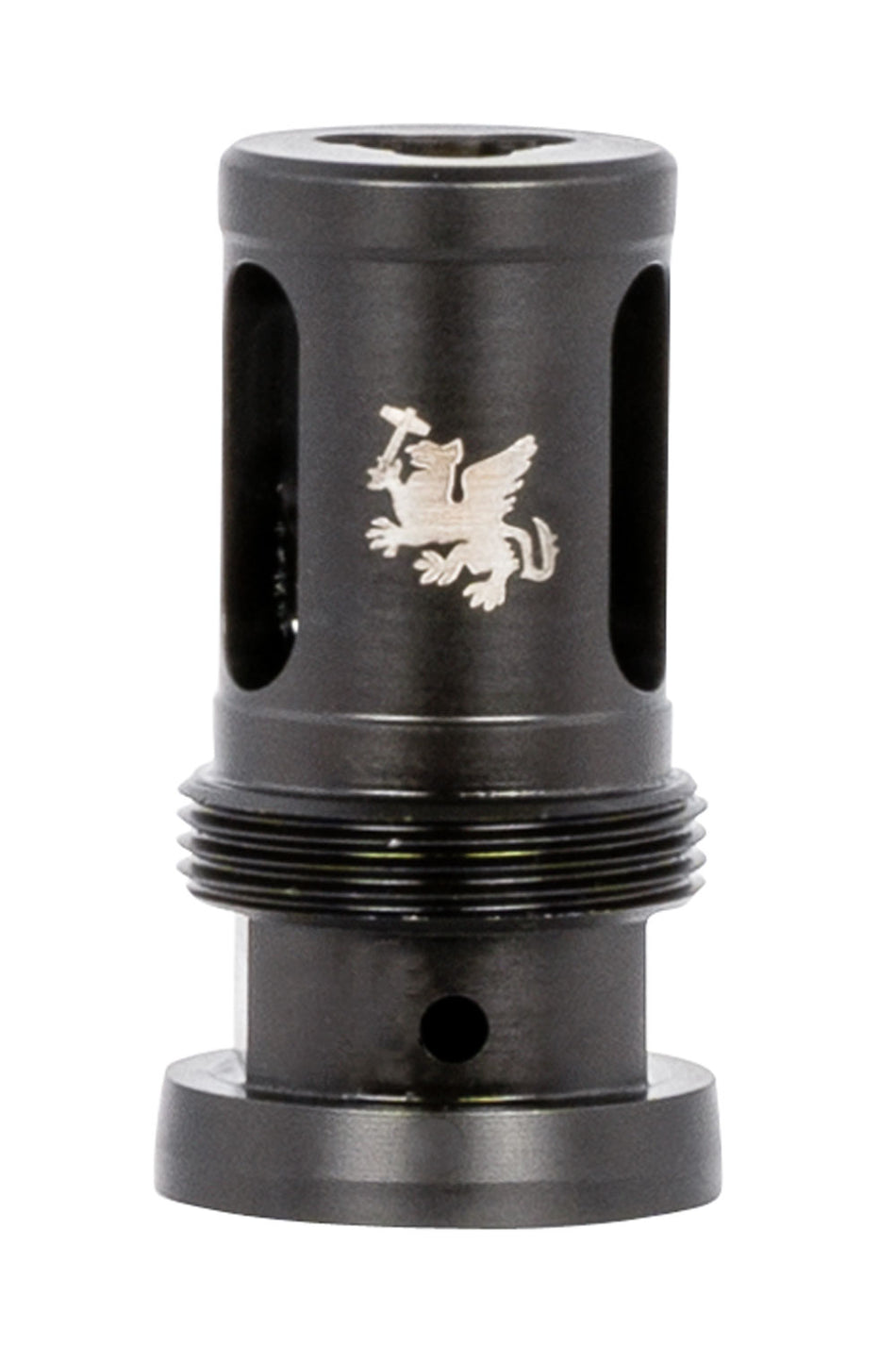 Griffin Armament TMHC305824 30 Cal Taper Mount Hammer Compensator Black 17-4 Stainless 5/8"-24 tpi