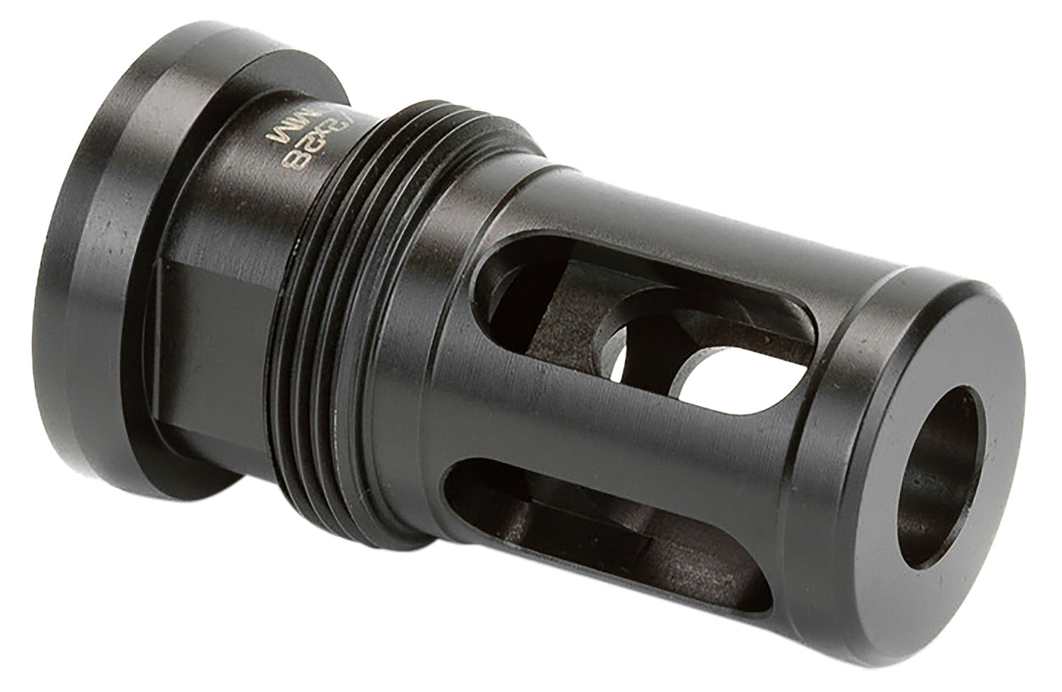 Griffin Armament GATMHC556 22 Cal Taper Mount Hammer Compensator Black Stainless Steel 1/2"-28 tpi