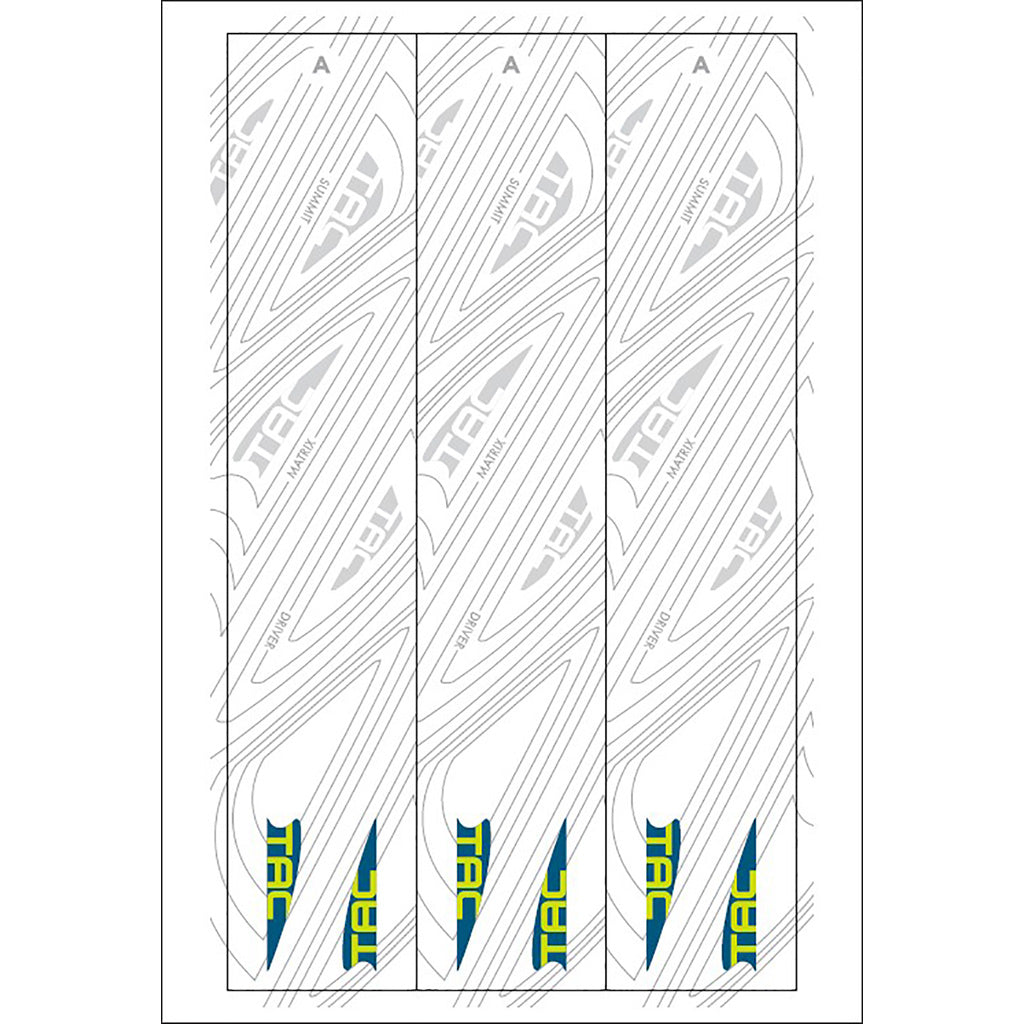 TAC Vanes Arrow Wrap White Size A 3.625 Inch 13 pk.