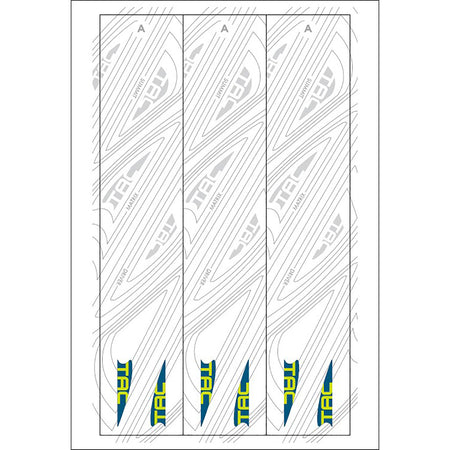 TAC Vanes Arrow Wrap White Size A 3.625 Inch 13 pk.