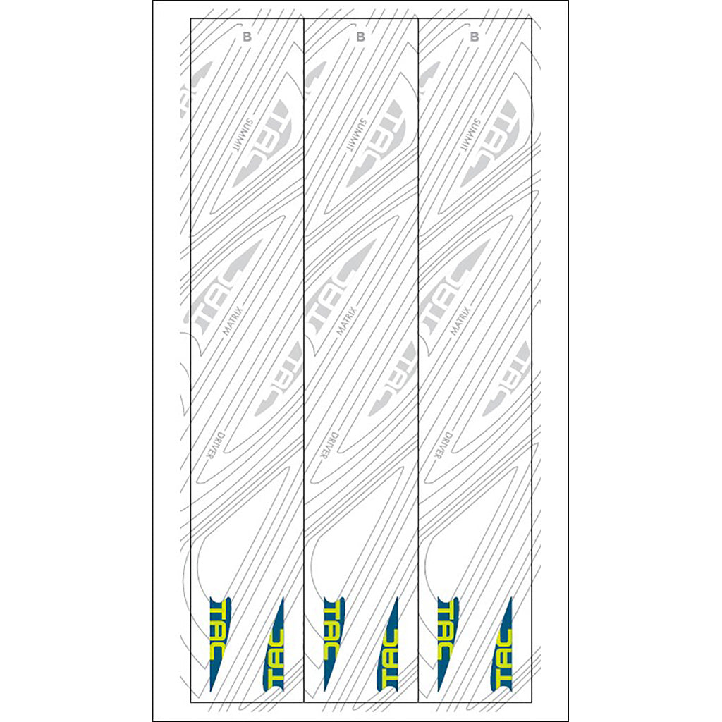 TAC Vanes Arrow Wrap White Size B 4.625 Inch 13 pk.