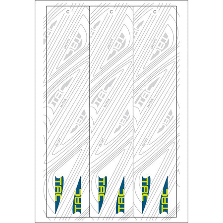 TAC Vanes Arrow Wrap White Size C 4.675 Inch 13 pk.
