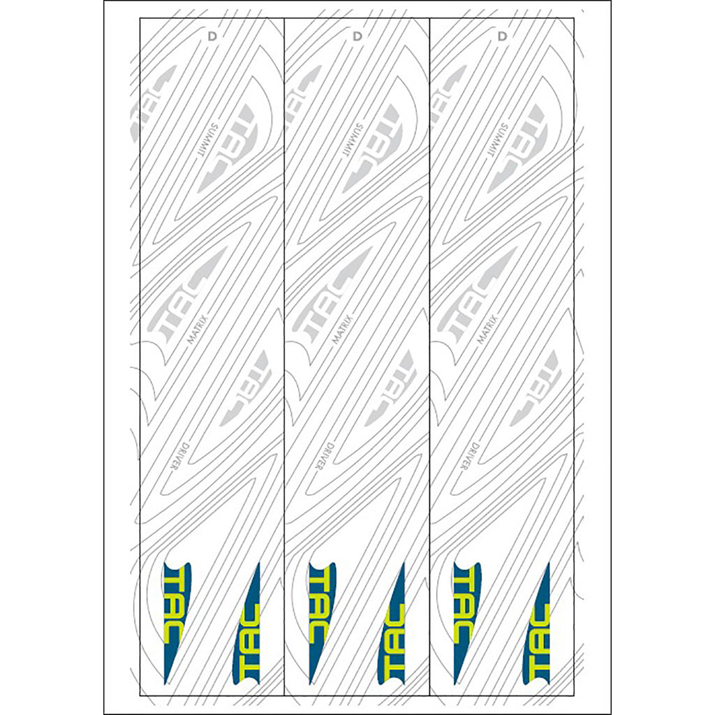 TAC Vanes Arrow Wrap White Size D 4.675 Inch 13 pk.