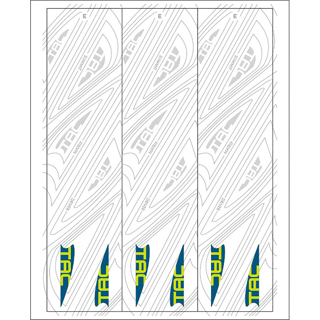TAC Vanes Arrow Wrap White Size E 4.675 Inch 13 pk.