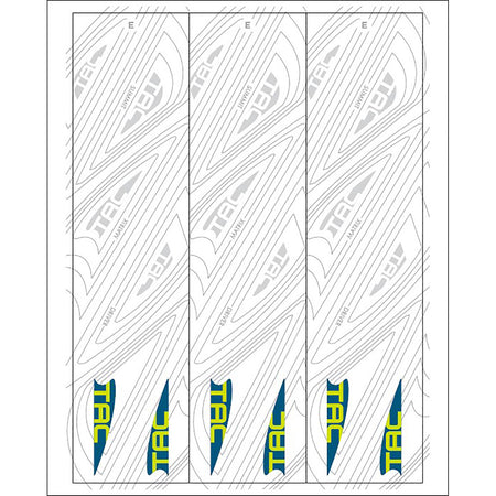 TAC Vanes Arrow Wrap White Size E 4.675 Inch 13 pk.