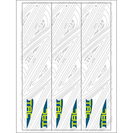 TAC Vanes Arrow Wrap White Size G 5.5 Inch 13 pk.