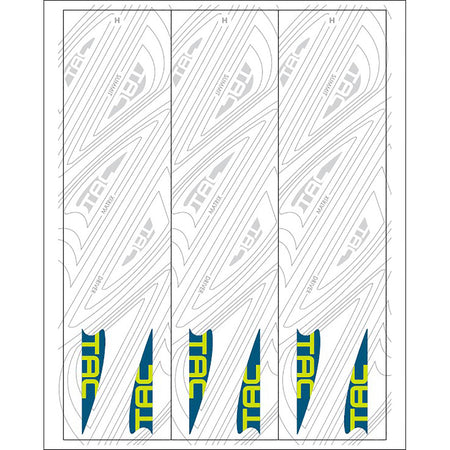 TAC Vanes Arrow Wrap White Size H 5.5 Inch 13 pk.