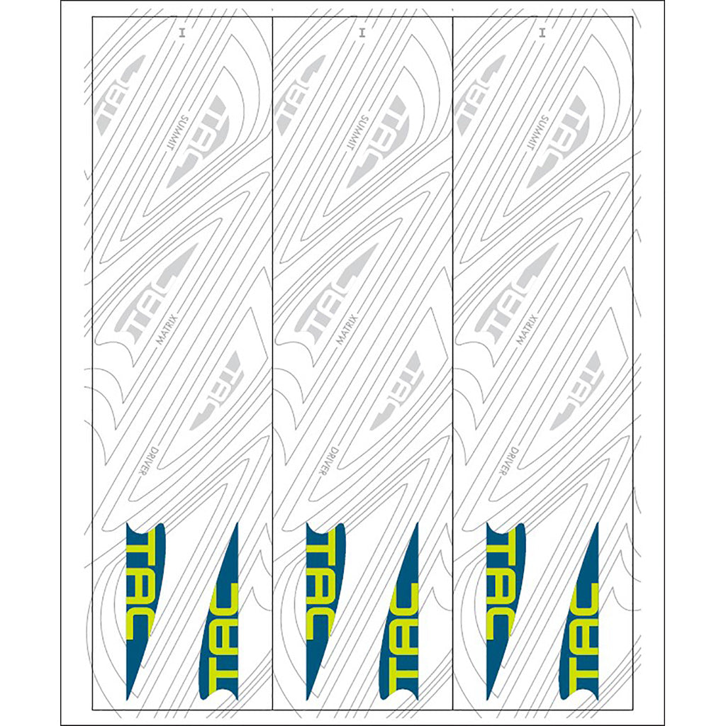 TAC Vanes Arrow Wrap White Size I 5.5 Inch 13 pk.