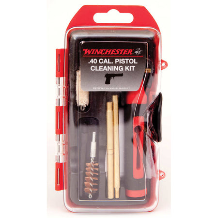 Winchester Pistol Cleaning Kit 40 Cal/10mm 14-Piece Set