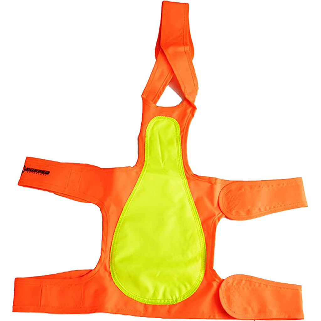 Cupped Blaze Orange Field Dog Safety Vest