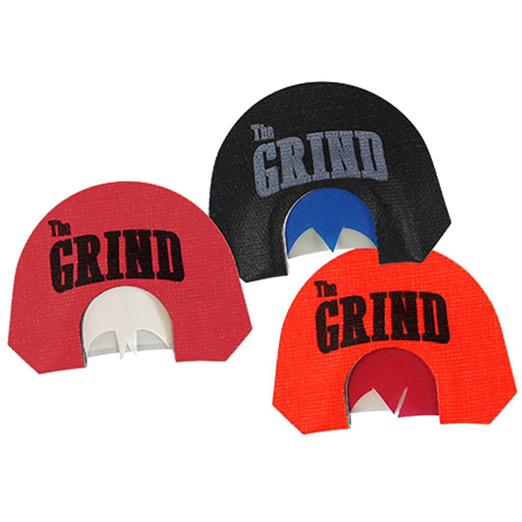 The Grind Turkey Diaphragm Call 3-Pack: Batwing, Fancy, and Red Poison