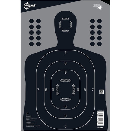 EzAim Adhesive Silhouette Splash Targets 13x18 in. Pack of 100