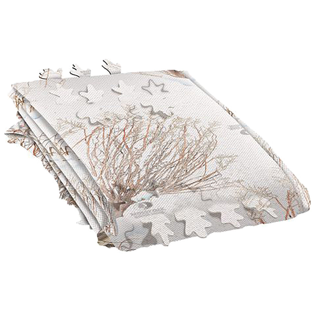 Vanish Omnitex 3D Leafy Blind Fabric Mossy Oak Winter Brush 56 in. x 12 ft.