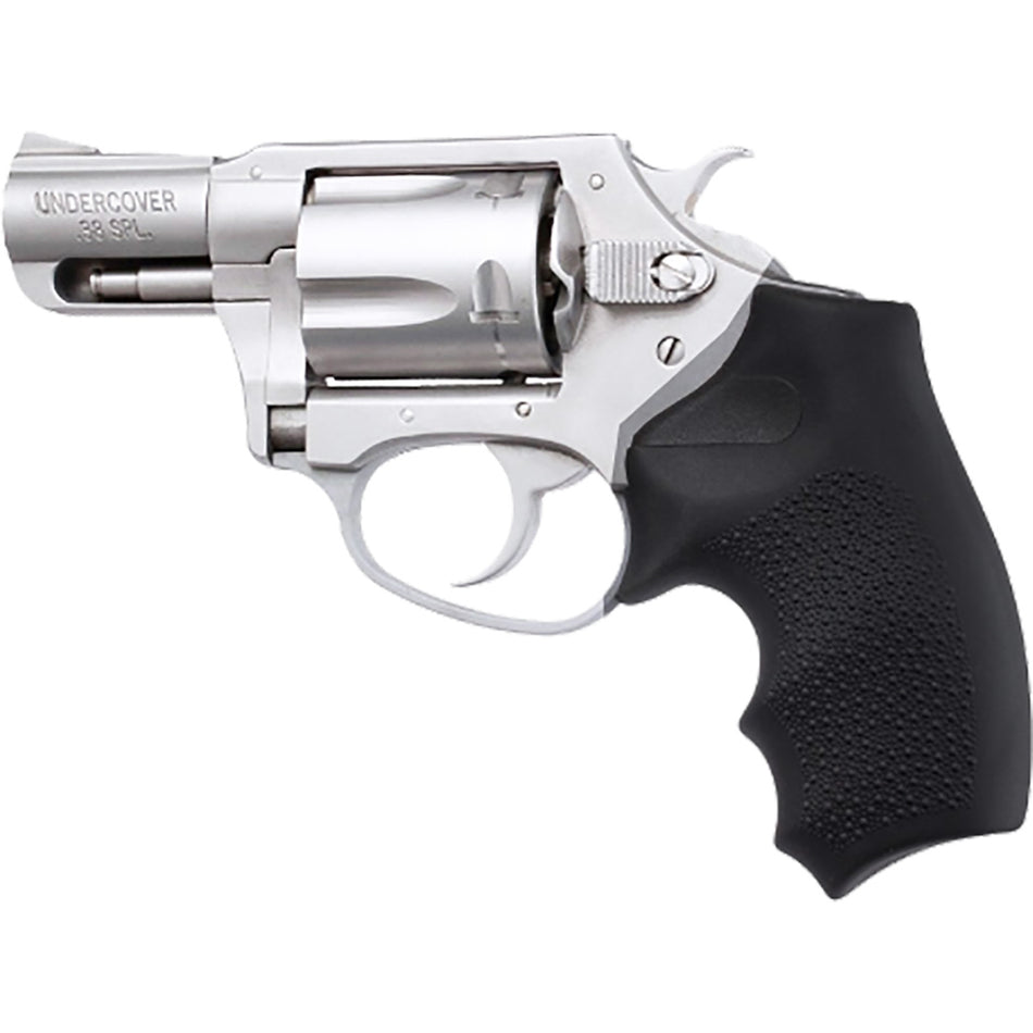 Hogue Monogrip Black Rubber Revolver Grip for Charter Arms