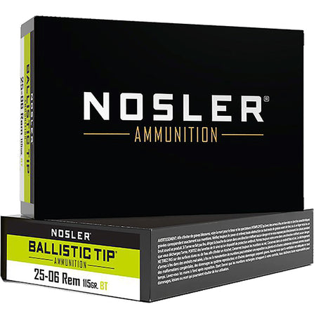 Nosler Ballistic Tip Spitzer Ballistic Tip 115 Grain .25-06 Remington 3000 fps