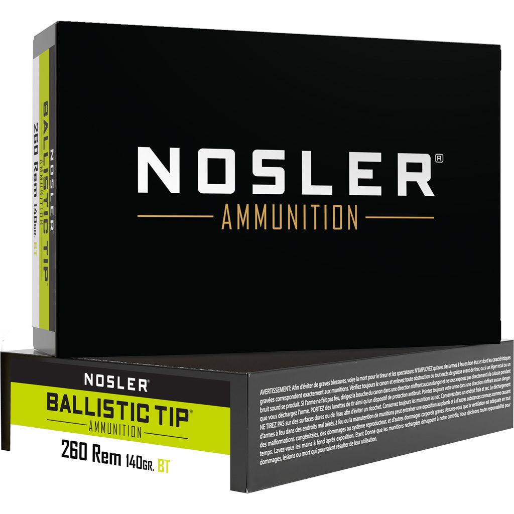 Nosler Ballistic Tip SP 140 Grain .260 Remington