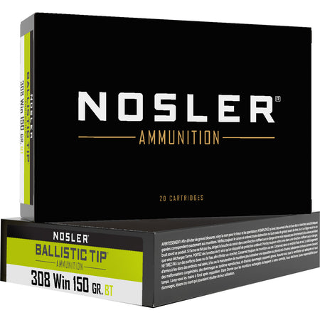 Nosler Ballistic Tip Spitzer Ballistic Tip Varmint 150 Grain .308 Win / 7.62x51mm 2800 fps