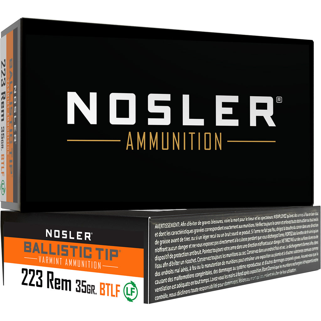 Nosler Varmint Ballistic Tip .223 Remington 35 grain Lead Free Ballistic Tip ammunition