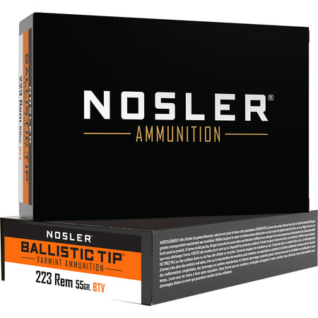 Nosler Varmint Ballistic Tip SP 55 Grain .223 Remington