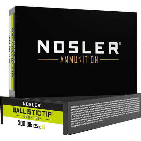 Nosler Ballistic Tip SP 125 Grain .300 AAC Blackout