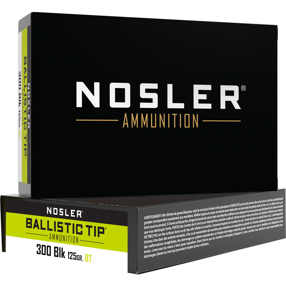 Nosler Ballistic Tip SP 125 Grain .300 AAC Blackout