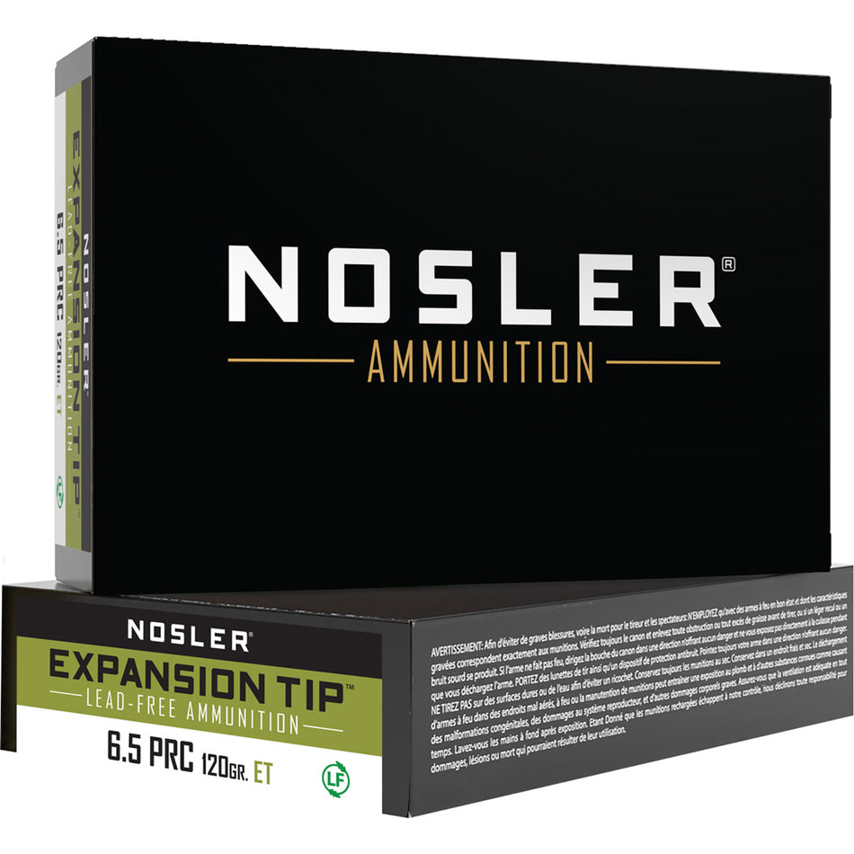 Nosler E-Tip Spitzer E-Tip Lead-Free 120 Grain 6.5 PRC 3100 fps