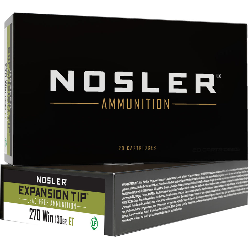 Nosler Expansion Tip SP 130 Grain .270 Winchester