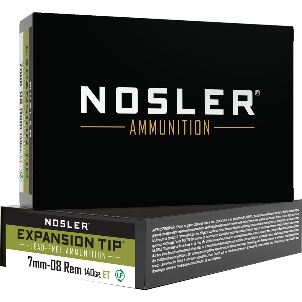 Nosler Expansion Tip SP 140 Grain 7mm-08 Remington