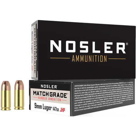 Nosler Assured Stopping Power Jacketed Hollow Point 147 Grain 9mm Luger/Parabellum 950 fps
