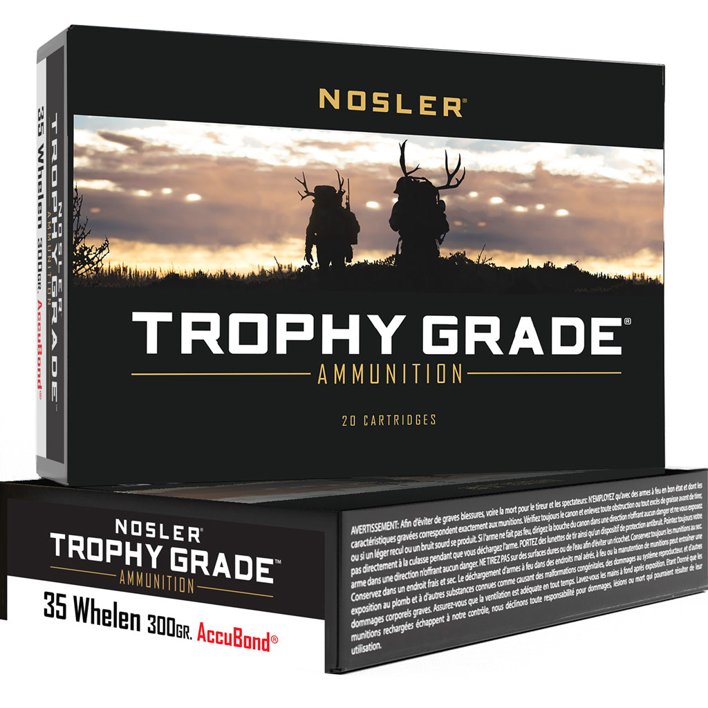 Nosler Trophy Grade .35 Whelen 225 grain Nosler AccuBond ammunition