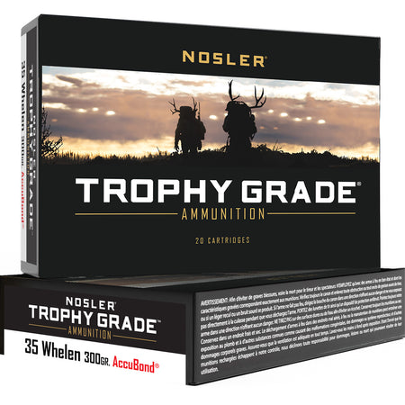 Nosler Trophy Grade .35 Whelen 225 grain Nosler AccuBond ammunition