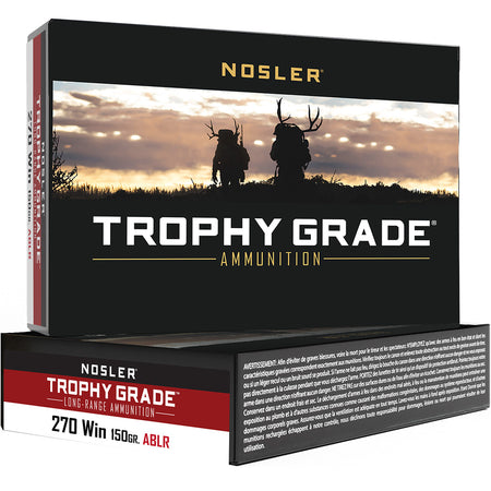 Nosler Trophy Grade Nosler Spitzer AccuBond Long Range 150 Grain .270 Winchester 2850 fps