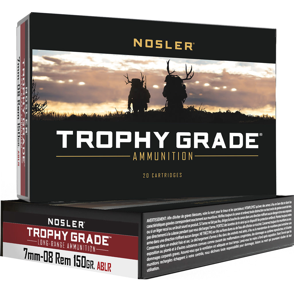 Nosler Trophy Grade AccuBond Long Range 150 Grain 7mm-08 Remington