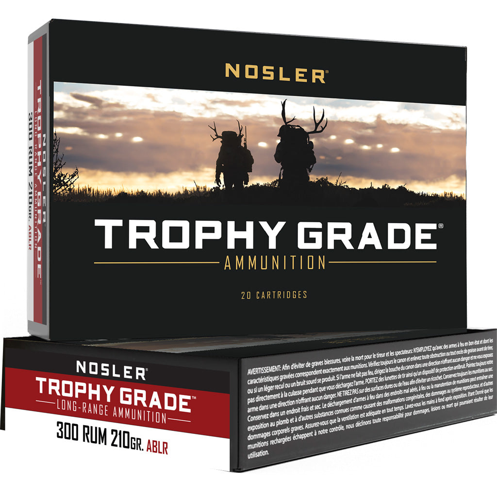 Nosler Trophy Grade Nosler Spitzer AccuBond Long Range 210 Grain .300 RUM 2920 fps