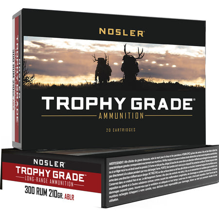 Nosler Trophy Grade Nosler Spitzer AccuBond Long Range 210 Grain .300 RUM 2920 fps