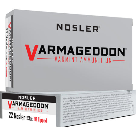 Nosler Varmageddon FB TIPPED 53 Grain .22 Nosler