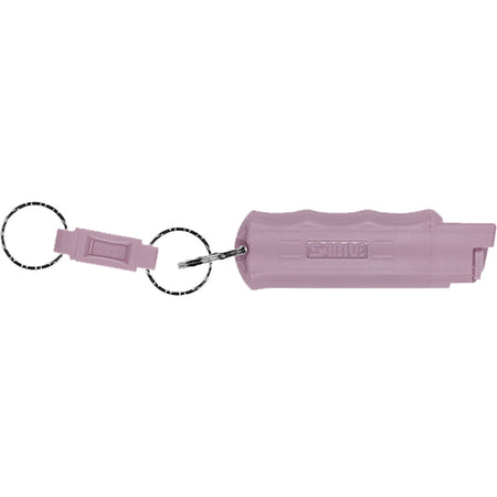 Sabre Red Keychain Hard Case Pepper Spray Dust with Quick Release Key Ring
