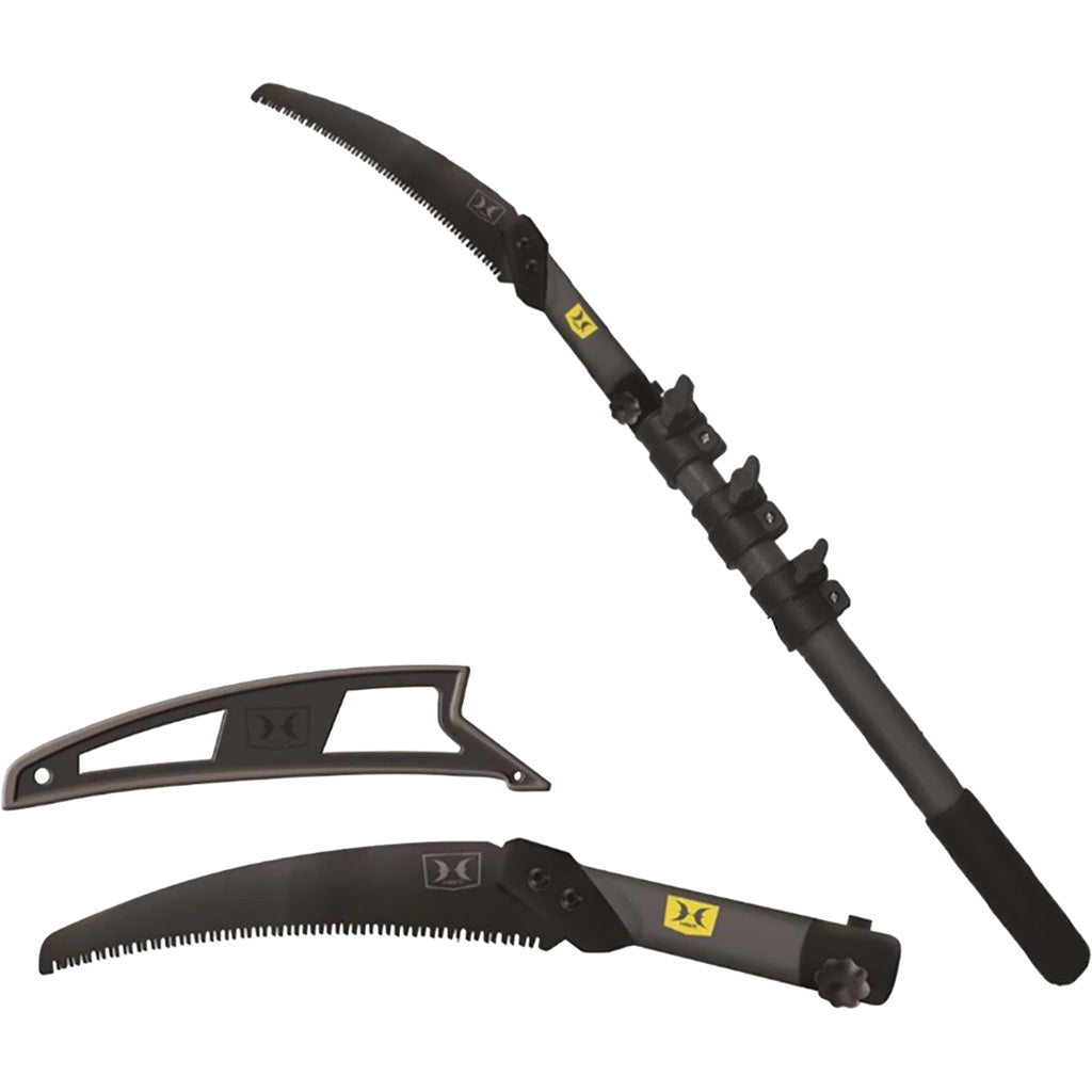 Hawk Helium Extendable 10-Foot Pole Saw Grey High-Carbon Steel
