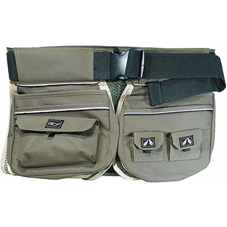 GPS Sporting Clays Mesh Shooting Half Vest Black with Included Belt