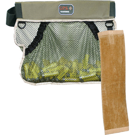 GPS Sporting Clays Mesh Shooting Half Vest Olive with Included Belt