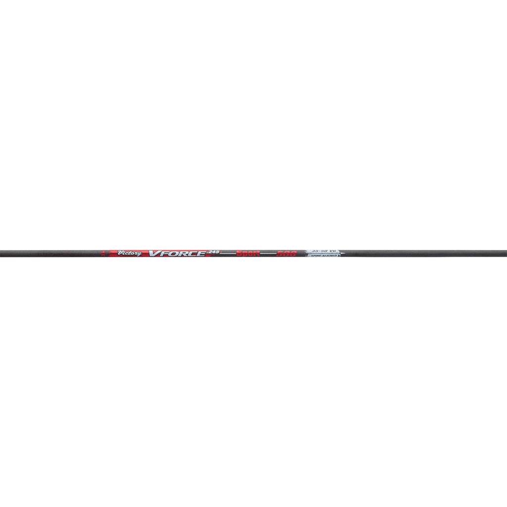 Victory VForce Sport 400 Spine Carbon Arrows 4 in. Feathers 6-Pack