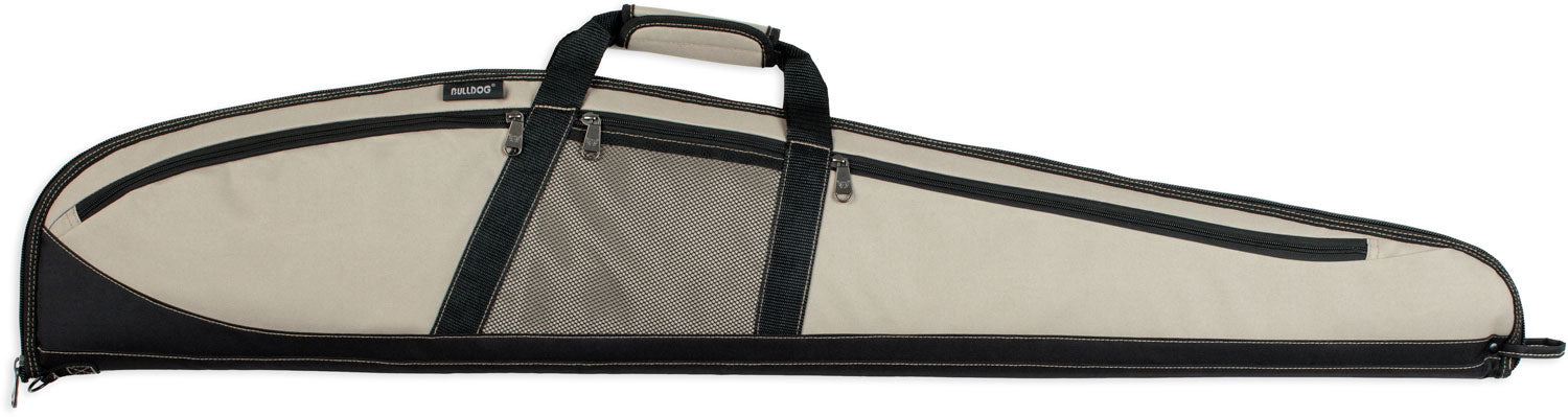 Bulldog BD220 Plus Water-Resistant Nylon Rifle Case 48" Taupe/Black