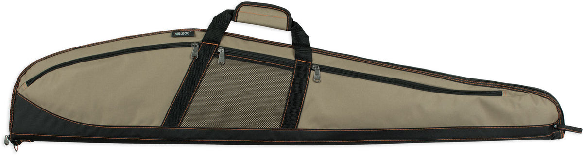 Bulldog BD221 Plus Water-Resistant Nylon Rifle Case 48" Khaki/Black