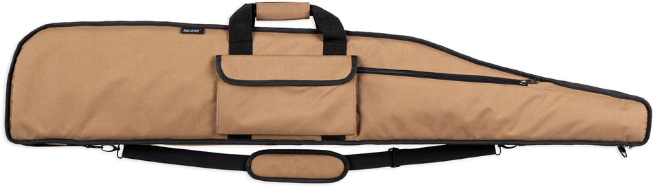 Bulldog BD375 Deluxe Long Range Water-Resistant Nylon Rifle Case 55" Tan/Black