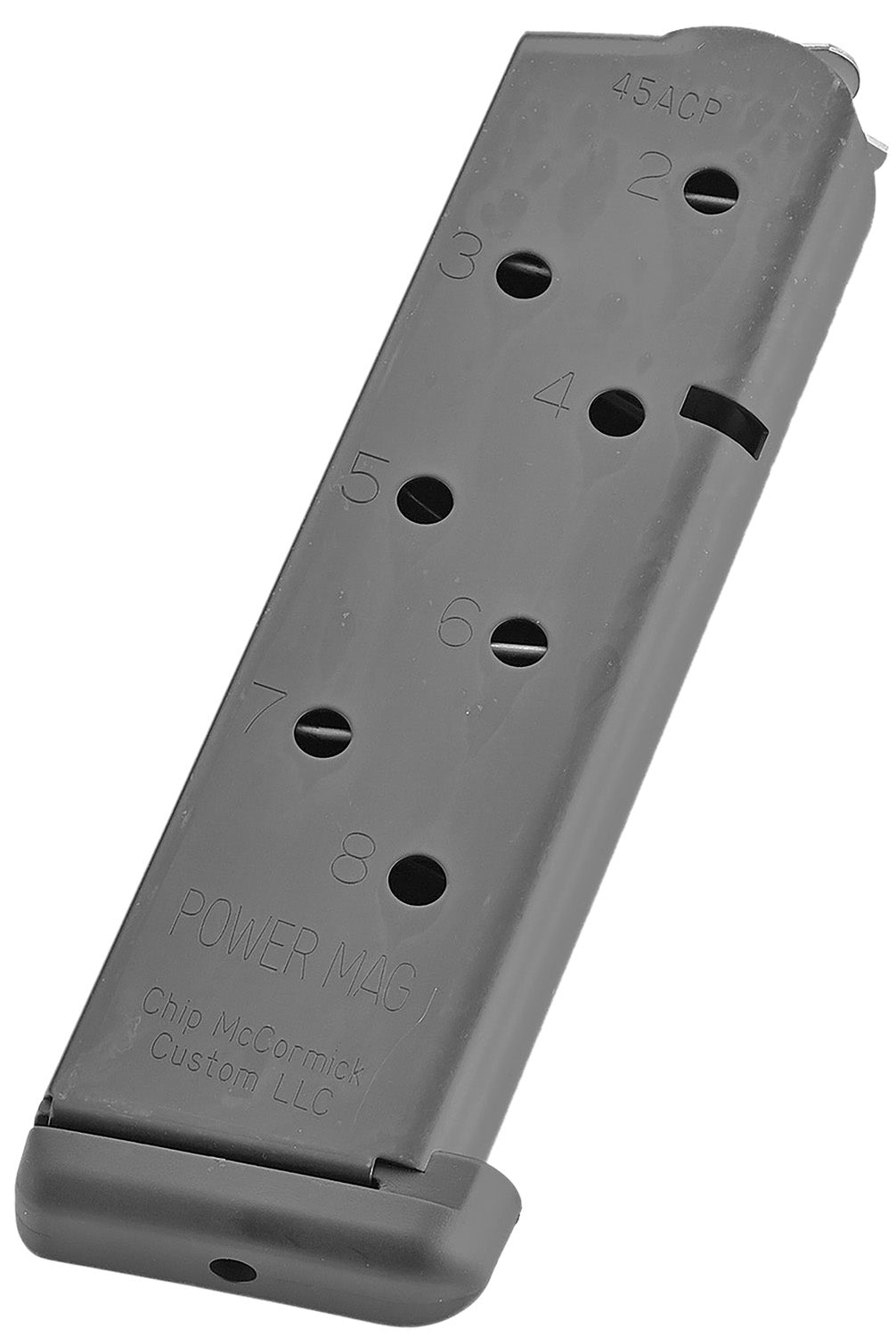 CMC Products 16131C 1911 Government Power Mag 8-Round .45 ACP Black Stainless Steel Magazine